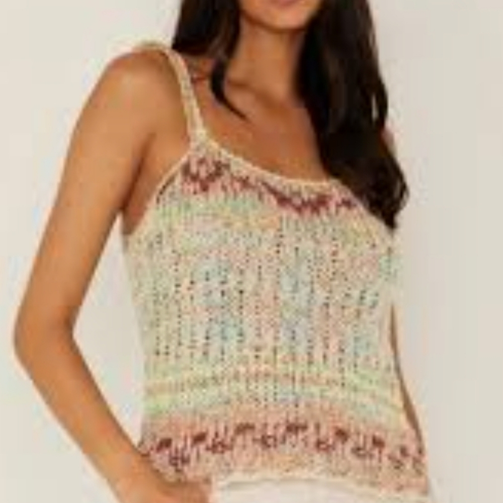 NEW Free People Palmetto Knit Tank - Picture 2 of 6